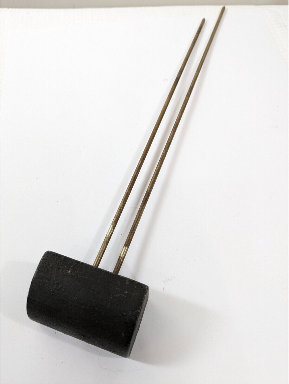 Vintage Ansonia clock chime bar 2 prong rod bim bam antique replacement part